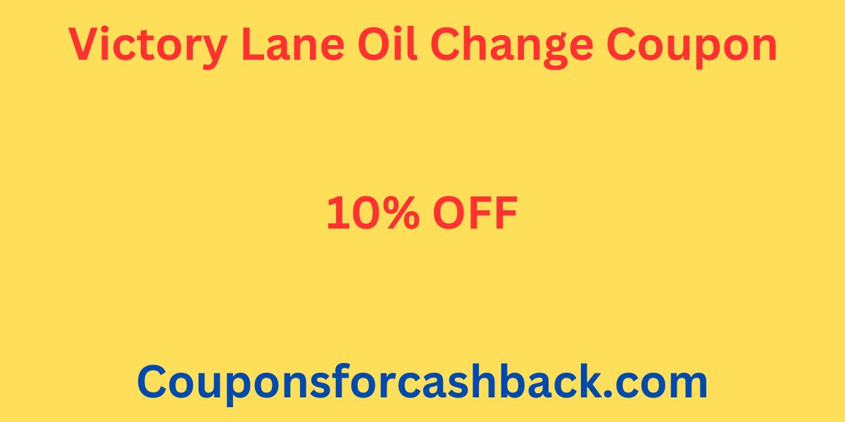 Victory Lane Oil Change Coupon